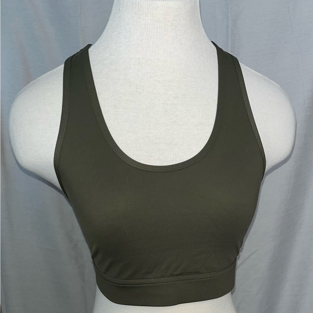 All access NYC sports bra green [C-42]